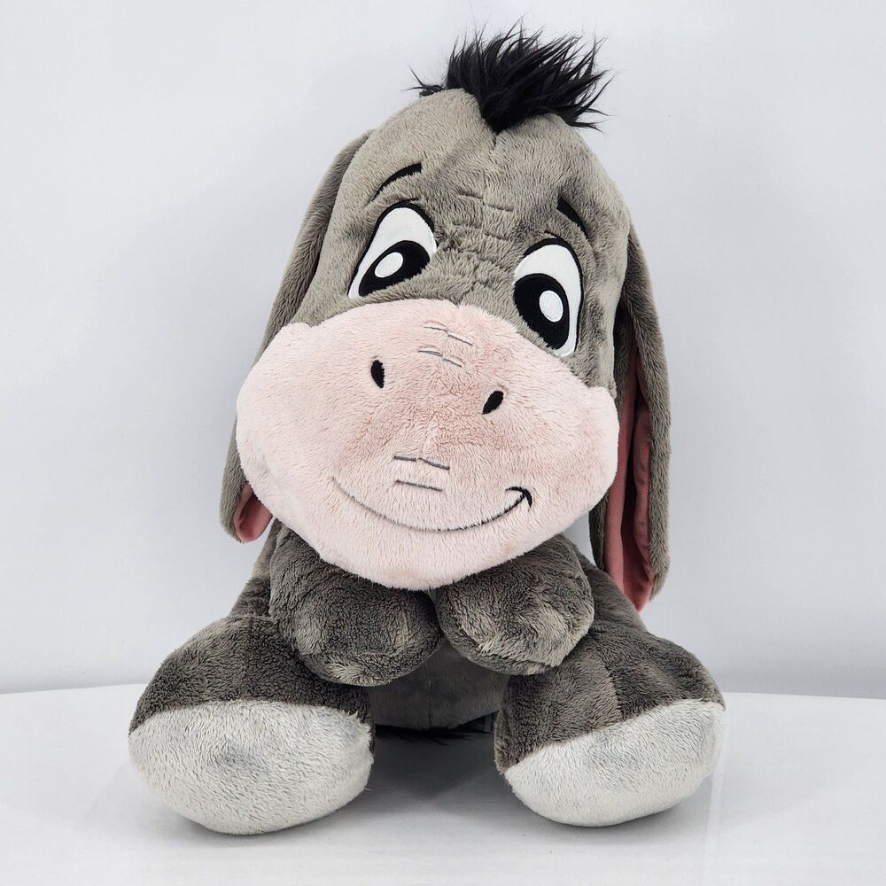 Disney Parks Eeyore Big Feet 18" Large Winnie The Pooh Stuffed Animal Plush